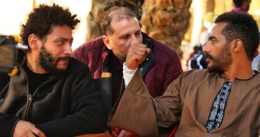 10 صور لـ محمد رمضان بالجلباب الصعيدى من كواليس مسلسل موسى