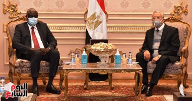 رئيس مجلس النواب يستقبل موسى فقيه رئيس مفوضية الاتحاد الإفريقى.. صور 