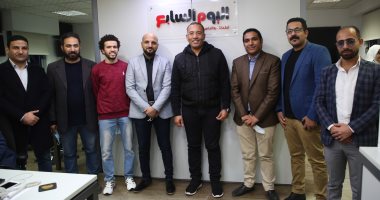 مجلس تحرير موقع "تحيا مصر" يزور "اليوم السابع"..وخالد صلاح يشيد بالتجربة.. صور