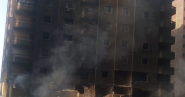 تصاعد الأدخنة لليوم الخامس على التوالى من عقار فيصل المحترق.. بث مباشر