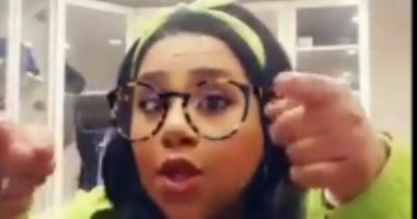 شيماء سيف فى كواليس مشهد رقص "زومبا" بحلقة أمس من "فى بيتنا روبوت"..فيديو 