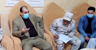 تشيع جثمان شهيد الوطن بالدقهلية ورئيس المركز يؤدى واجب العزاء 