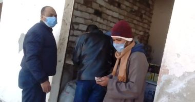 تحرير 34 مخالفة تموينية و22 محضر عدم ارتداء الكمامة خلال حملة بالمنيا