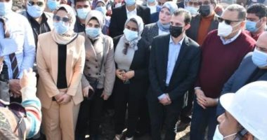 محافظ الشرقية وبرلمان الشباب يتفقدون مشروع صرف سنهوا بـ210 ملايين جنيه