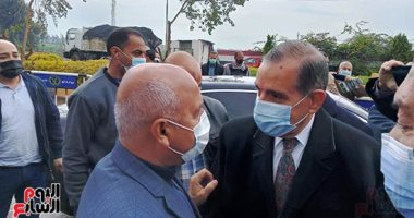 محافظ كفر الشيخ يستقبل وزير النقل لتفقد المرحلة الأولى من طريق مزدوج