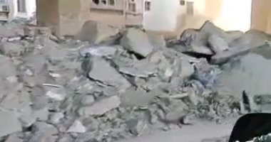 أهالى حدائق الأهرام يطالبون محافظة الجيزة برفع مخلفات الهدم المتراكمة بالشوارع