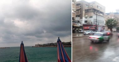 الطقس السيئ يضرب المحافظات.. أمطار غزيرة وشبورة بالبحيرة والغربية.. والمحافظون يرفعون درجة الاستعداد القصوى لمواجهة الأمطار الغزيرة.. وسيارات الكسح تنتشر بالشوارع.. وغلق الموانئ وتوقف حركة الصيد بالمدن الساحلية