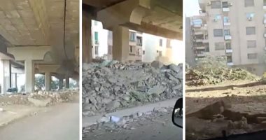مخلفات الهدم والقمامة تملأ الشوارع الجانبية بمحافظة الجيزة.. تراكم الرتش أسفل الدائرى أزمة مستمرة.. وأحد الأهالى: هضبة الأهرام تحولت لبؤرة عشوائية.. وأهالى بولاق الدكرور: الإشغالات تغلق الشوارع والمحافظ لا يهتم