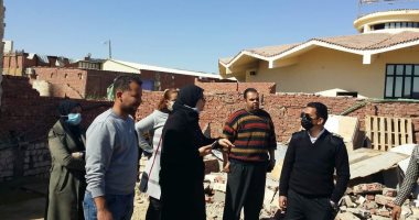 إزالة تعديات على أراضى الدولة ومبانى فى المهد خلال حملة بالسويس