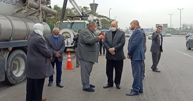 محافظ القاهرة يتفقد الاستعدادات للأمطار الغزيرة المرتقبة.. صور