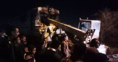 رئيس مدينة القوصية بأسيوط: القطار دفع "الونش" أكثر من 2 كم قبل دهسه