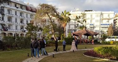 حديقة فريال التاريخية ببورسعيد تشهد إقبالا كبيرا بعد تطويرها.. صور