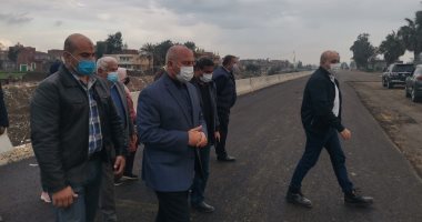 وزير النقل يتفقد طريق المنصورة - جمصة والمرحلة الأولى من الطريق الساحلى 
