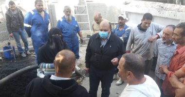 رئيس "مياه القناة" يشرف على أعمال صيانة محطة الزهور بالإسماعيلية