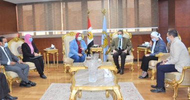 محافظ الغربية يستقبل ممثلي مبادرة حياة كريمة بالغربية