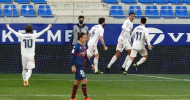 ثنائية فاران تقود ريال مدريد لفوز صعب على هويسكا فى الدوري الإسباني