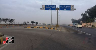 حالة الطقس والسيولة المرورية على طريق الإسماعيلية - القاهرة .. فيديو لايف