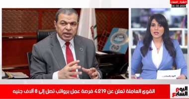 تفاصيل توفير فرص عمل بالآلاف للعاطلين فى نشرة المساء.. فيديو