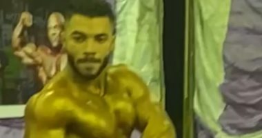 لاعب كمال الأجسام محمود محمد يحصل على المركز الأول ببطولة القاهرة التنشيطية