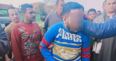 أهالى شبين القناطر يلقنون لص علقة ساخنة لسرقته حقيبة فتاة أثناء سيرها.. صور