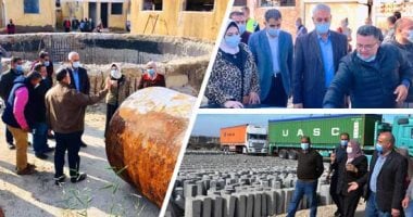 محافظ الدقهلية يستعرض إنجازات المشروعات الجديدة بمناسبة العيد القومى.. أيمن مختار يؤكد: بلغت قيمتها 5 مليارات و834 مليون جنيه.. تشمل البنية التحتية والطرق وتطوير قرى ضمن مبادرة رئيس الجمهورية "حياة كريمة".. صور