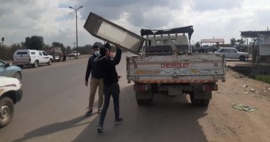 رفع 325 حالة إشغال وتحرير 10 محاضر ضد مخالفى ارتداء الكمامات خلال حملات بالبحيرة