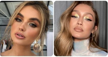 مكياج العيون.. أفكار لرسم عيونك بالظلال الذهبية الساحرة على خطى جيجي حديد