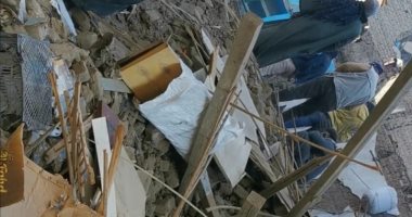 مصرع أب وأم وطفلتيهما فى انهيار منزل مكون من 3 طوابق في جرجا سوهاج