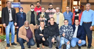 رئيس جامعة القناة يستقبل المنتخب الممثل لمحافظة الإسماعيلية بدورى المصالح الحكومية 