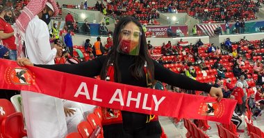 جماهير الأهلي تشعل مدرجات الدوحة بهتاف أبطال إفريقيا "فيديو"