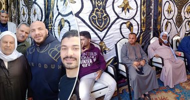 استقبال حافل لـ بيج رامى فى قريته بكفر الشيخ.. الأهالى يلتقطون الصور التذكارية مع بطل مستر أولمبيا.. ويؤكدون: نفتخر به ورفع رأسنا وربنا أكرمه لطيب قلبه وشهامته.. والبطل يرد: أهل كرم وسعيد بحفاوة الاستقبال