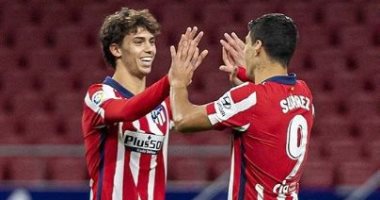 سواريز وفيلكس يسجلان أكثر من نصف أهداف أتلتيكو مدريد فى الليجا