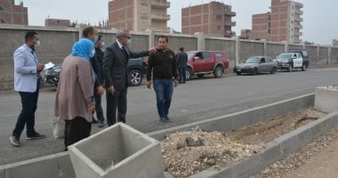 محافظ القليوبية يتابع أعمال تطوير ورصف الميادين بـ 3 مدن.. صور