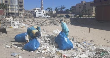 استمرار حملات رفع المخلفات من الشوارع والميادين بالغردقة ..صور 