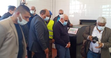 محافظ بورسعيد يفتتح محطة رفع صرف صحى الياقوت والمرجان..  صور