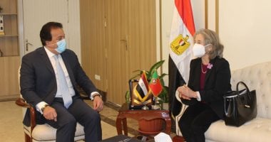 وزير التعليم العالى يبحث مع سفيرة لشبونة إنشاء أفرع للجامعات البرتغالية بمصر