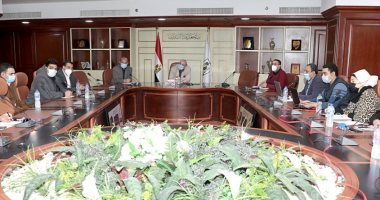 محافظ بنى سويف يبحث مع لجنة تنمية قطاع الاتصال الخطوات العملية المنفذة