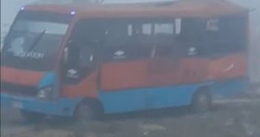 ارتفاع عدد مصابى حادث تصادم 3 أتوبيسات بطريق الإسماعيلية - الزقازيق إلى 65