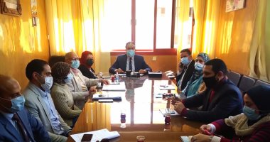 السكرتير العام بكفر الشيخ يناقش أعمال ترميم مسجد أبو غنام الأثرى ببيلا