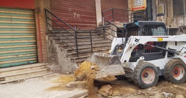 حى الطالبية يستجيب لشكاوى سكان شارع مبارك ويزيل كافة الإشغالات