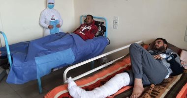 استقرار الحالة الصحية لمصابى حادث تصادم 3 أتوبيسات بالإسماعيلية.. فيديو وصور