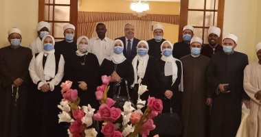 سفير مصر بالسودان يستقبل وزير الأوقاف السودانى والقافلة الدعوية.. صور 