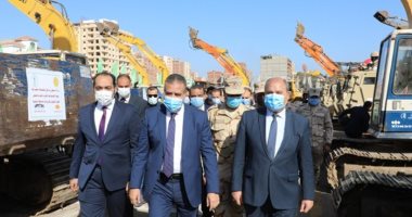  محافظ المنوفية يشهد إصطفاف المعدات المشاركة فى تنفيذ مبادرة "حياة كريمة".. صور