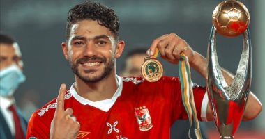 ياسر إبراهيم نسر مباراة الأهلي بعد هدفه فى صن داونز بربع نهائي دوري الأبطال