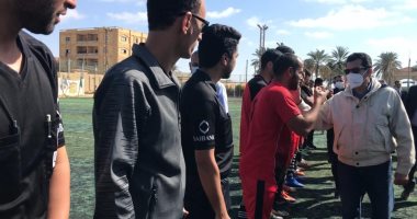 وزير الشباب والرياضة يشهد مباراة نهائى دورى مراكز الشباب بشمال سيناء