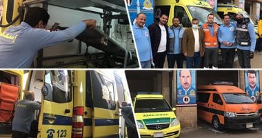 أبطال فى مواجهة الخطر.. رجال إسعاف شمال سيناء جنود ينقذون حياة المواطنين.. نقاط تنتشر فى كل مكان بمسعفين مدربين للتعامل مع الحالات الخطرة.. والدولة توفر سيارات حديثة ومجهزة طبيا للتدخل السريع.. صور