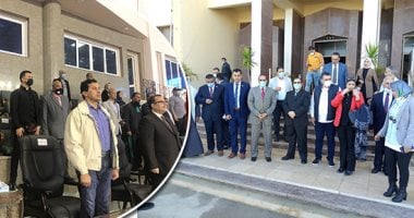 وزير الرياضة فى شمال سيناء لمدة يومين.. وضع حجر أساس ملاعب جديدة.. أطلق إشارة بدء فعاليات دورى الأحياء ومراكز الشباب.. واستجاب لإنشاء مديرية رياضية جديدة ورفع كفاءة استاد العريش ومراكز شباب ببئر العبد