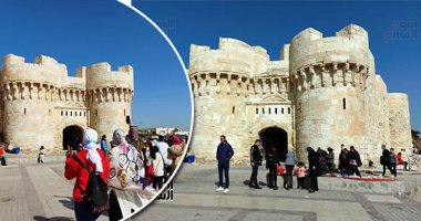 "قايتباى" تتألق باستقبال الزائرين.. القلعة الأثرية تستقبل 50 ألف زائر سنويا.. ركوب الخيل والدراجات وملابس بحرى أهم مظاهر البهجة فى الساحة الخارجية.. ولا يفوتك ممارسة هواية الصيد وفسحة باليخت والقوارب الشراعية