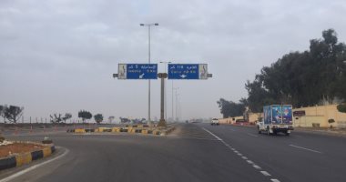 أخبار الطقس والحالة المرورية بعد زوال الشبورة بطريق الإسماعيلية القاهرة.. صور