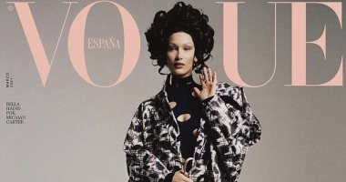 بيلا حديد تخطف الأنظار بجلسة تصوير "مزخرفة" لغلاف مجلة Vogue الإسبانية.. صور